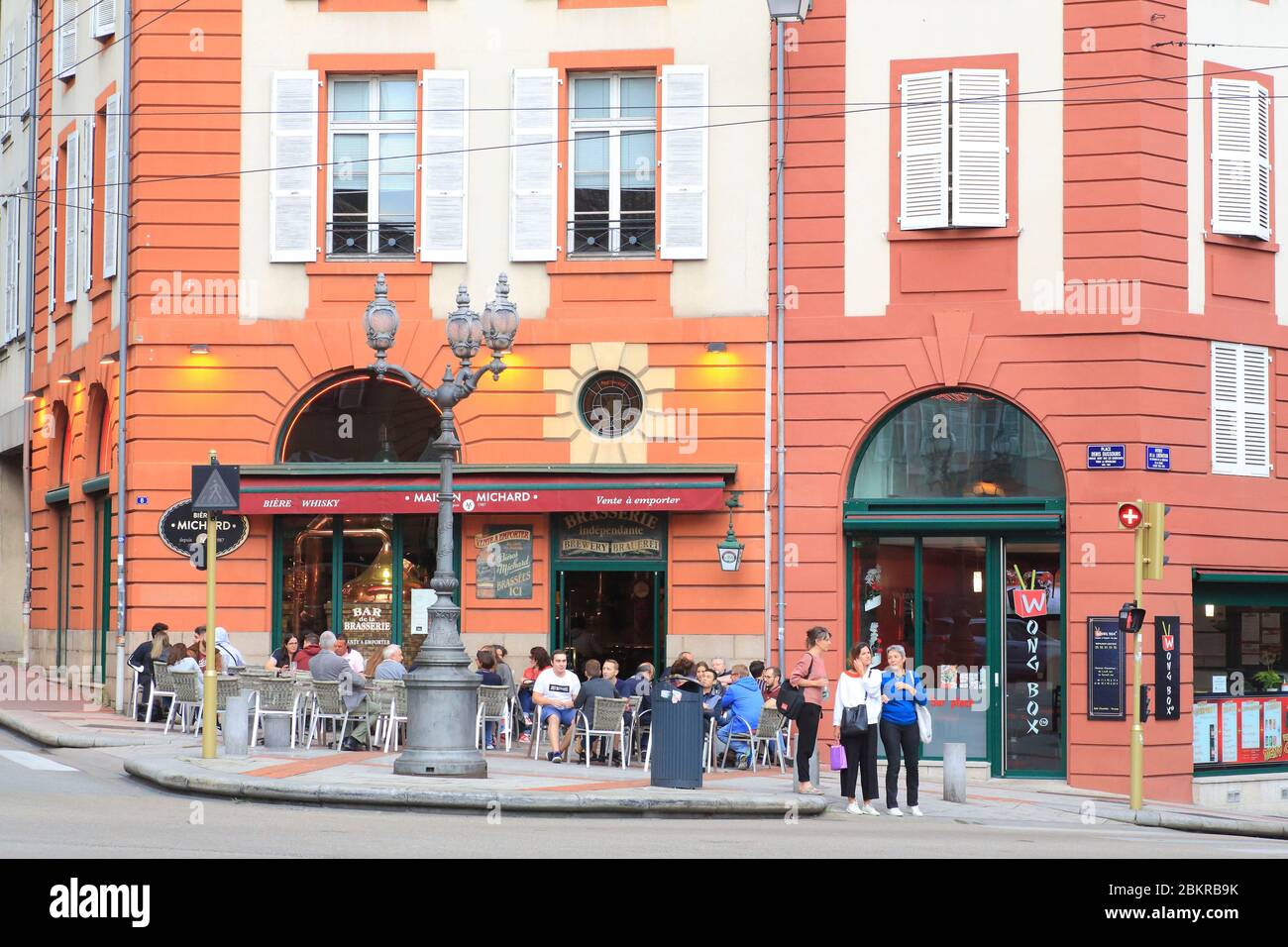 France, Haute Vienne, Limoges, Place Denis Dussoubs, circular Place