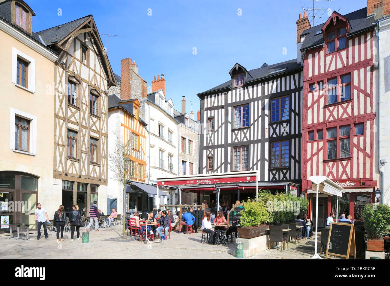 France, Loiret, Orleans, place du Chatelet Stock Photo - Alamy