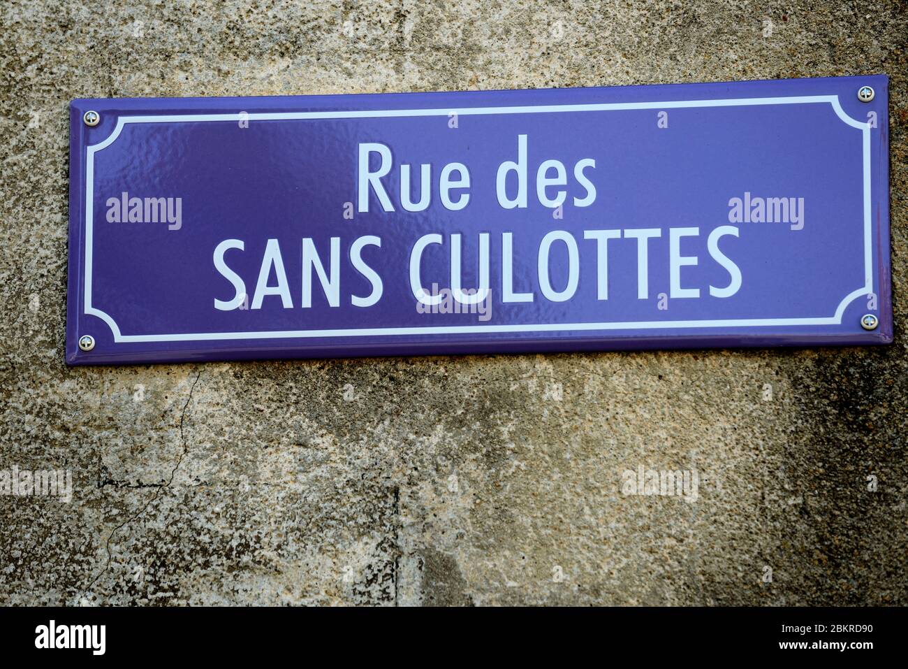 France, Jura, Chateau Chalon, labelled Les Plus Beaux Villages de  France?(The Most Beautiful Villages of France), street sign, Rue des Sans  Culottes Stock Photo - Alamy, image size:1300x957
