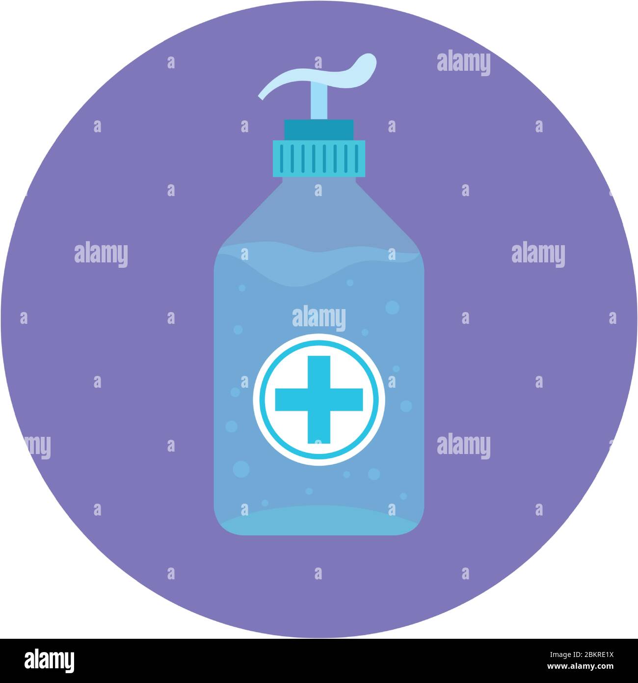 antibacterial soap bottle isolated icon Stock Vector Image & Art - Alamy