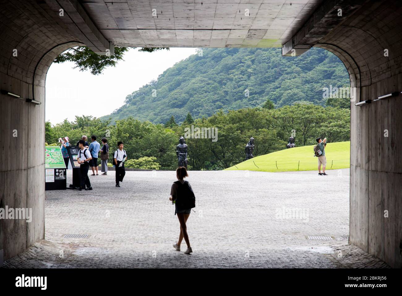 Japan, Honshu Island, Kanagawa Prefecture, Fuji Hakone National Park, Chokokunomori Sculpture Park, Hakone Open Air Museum, open air museum Stock Photo