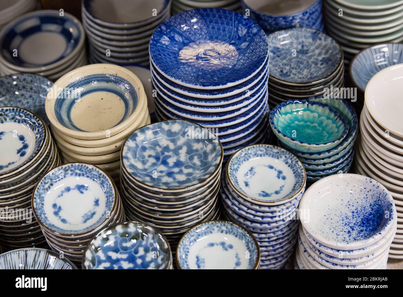 Japan, Honshu Island, Kanto region, Tokyo, Ginza fish market Stock