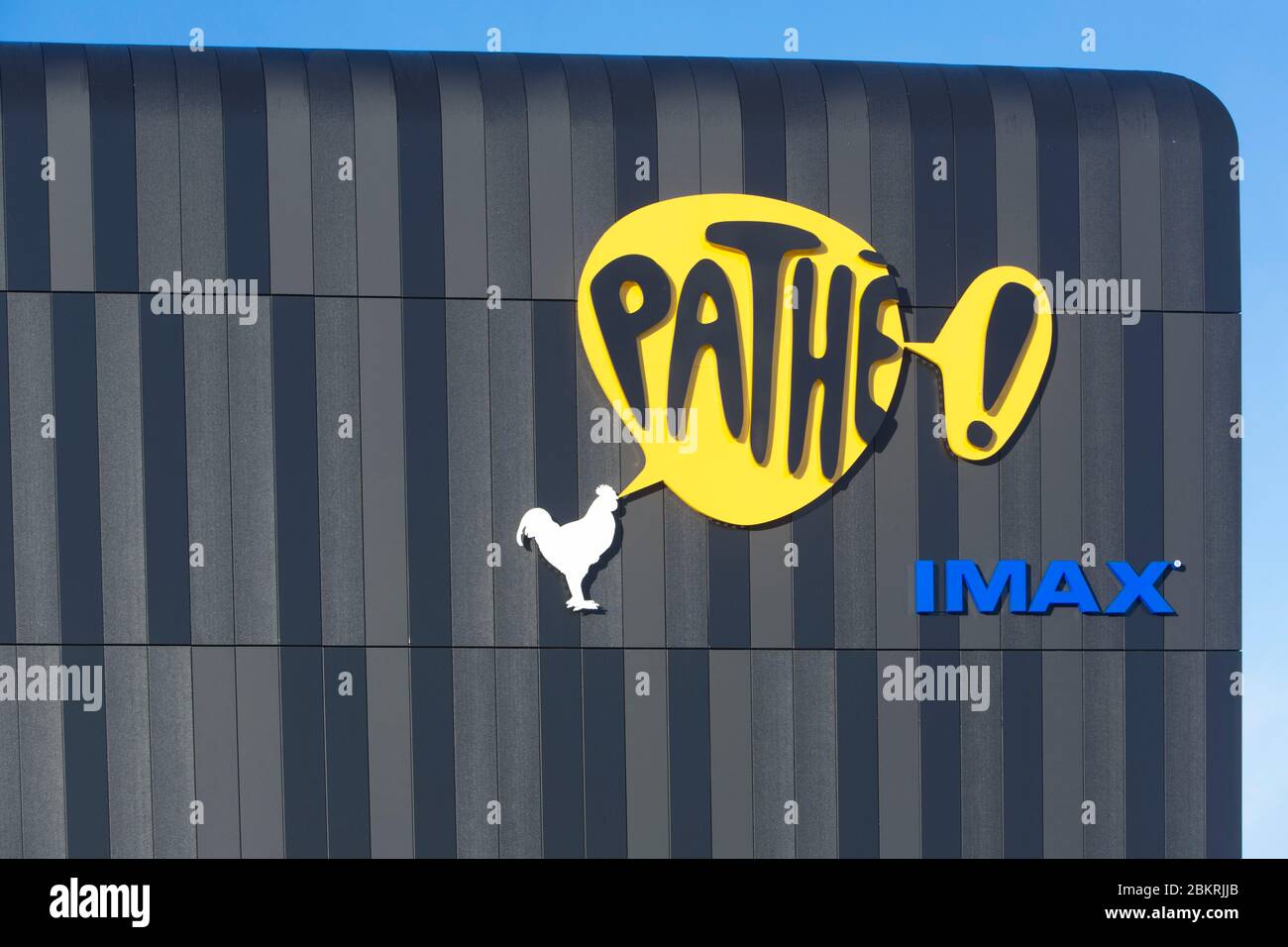 France Bouches Du Rhone Les Pennes Mirabeau Marseille Plan De Campagne Cinema Pathe Salle Imax Architect Atelier 4 Stock Photo Alamy