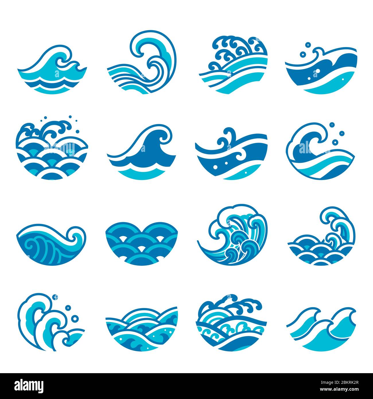 Wave Logo Symbol Water Wave Vector Graphic by Bigbang · Creative Fabrica