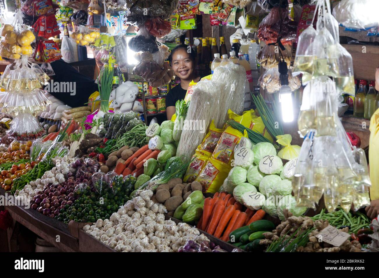 Philippines, Palawan, El Nido, Bacuit Archipelago, market, vegetable Stock Photo