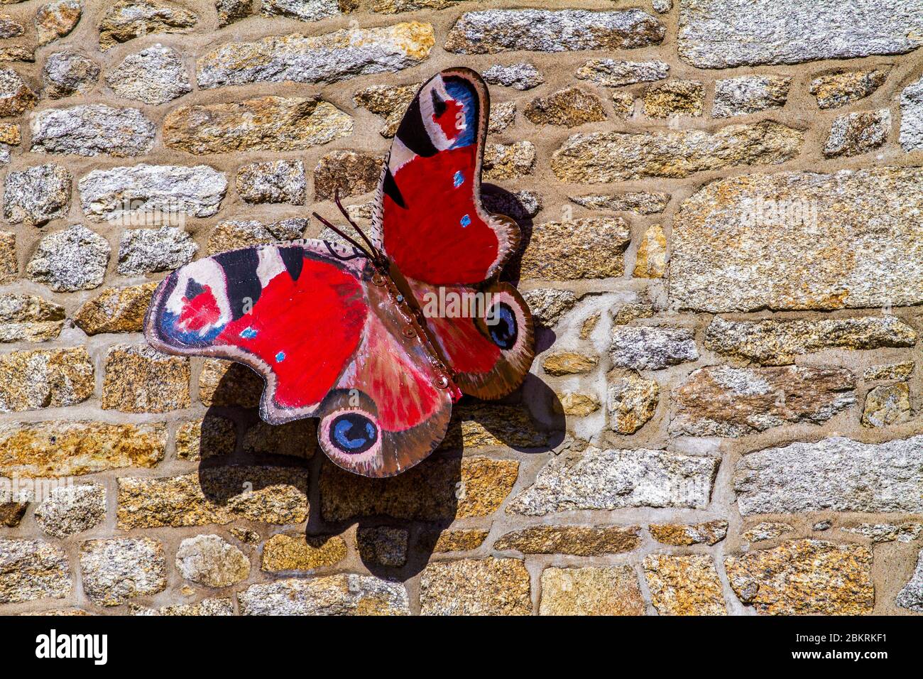 France, Morbihan, La Vraie Croix, Exhibition on the theme of insects and critters Stock Photo