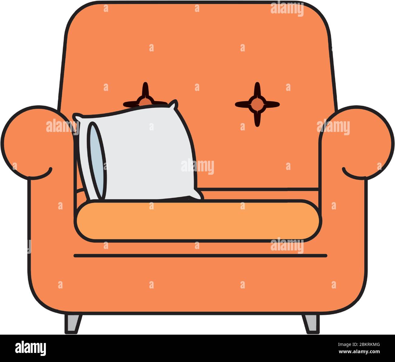 sofa livingroom forniture isolated icon Stock Vector Image & Art Alamy