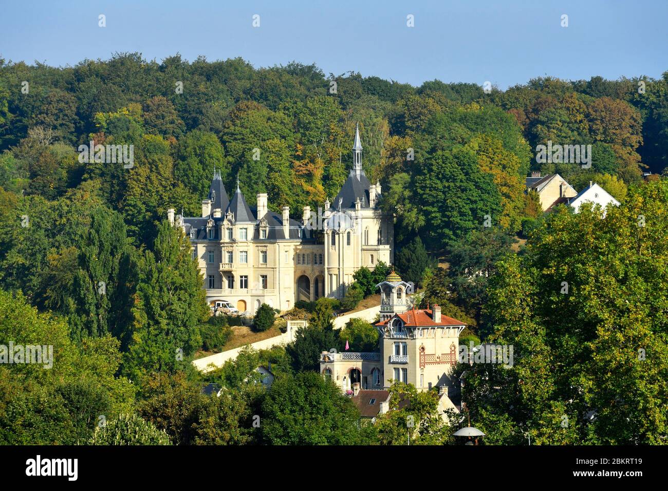 France, Oise, Pierrefonds, Compiegne forest Stock Photo - Alamy