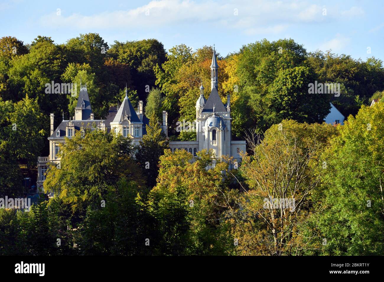 France, Oise, Pierrefonds, Compiegne forest Stock Photo - Alamy