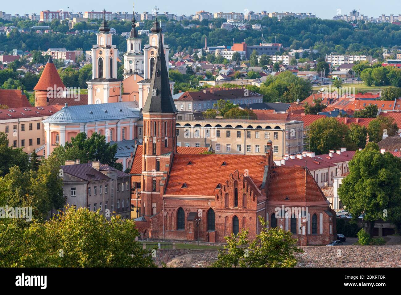 Lithuania (Baltic States), Kaunas County, Kaunas, Vytautas Church Stock Photo