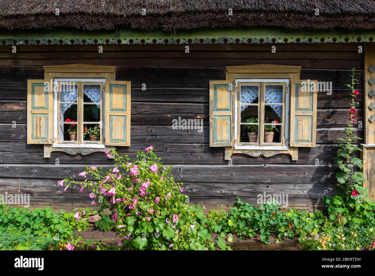 Lithuania (Baltic States), Kaunas County, Rumsiskes, ethnographic museum Stock Photo