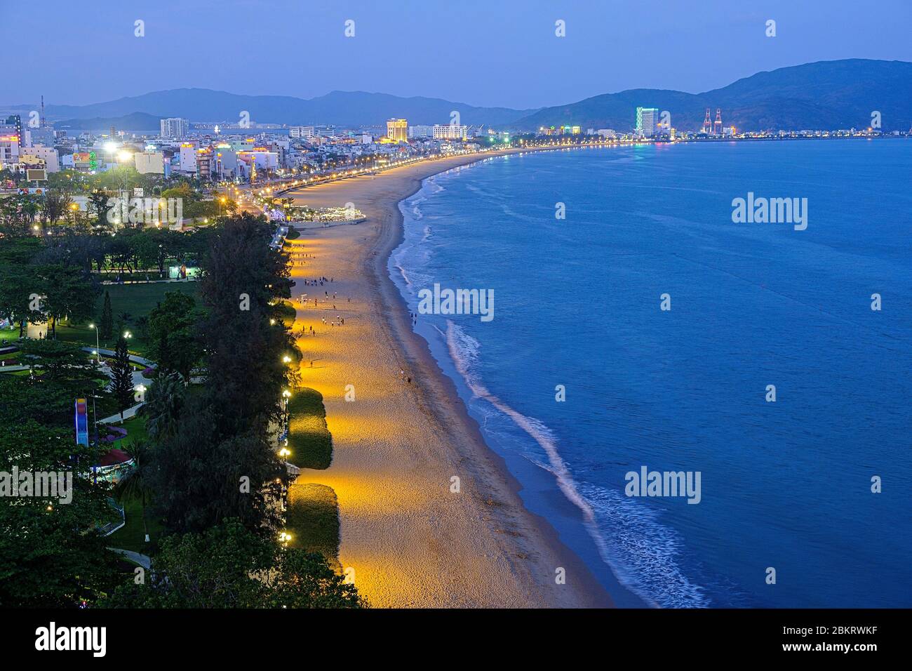 Vietnam, Binh Dinh province, Qui Nohn, the beach Stock Photo