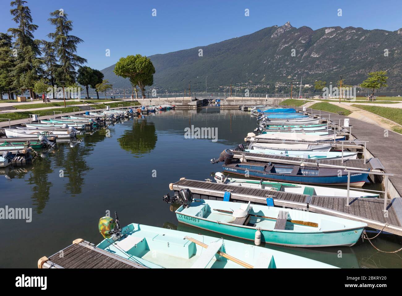 France, Savoie, Lac du Bourget, AixlesBains, Riviera of the Alps