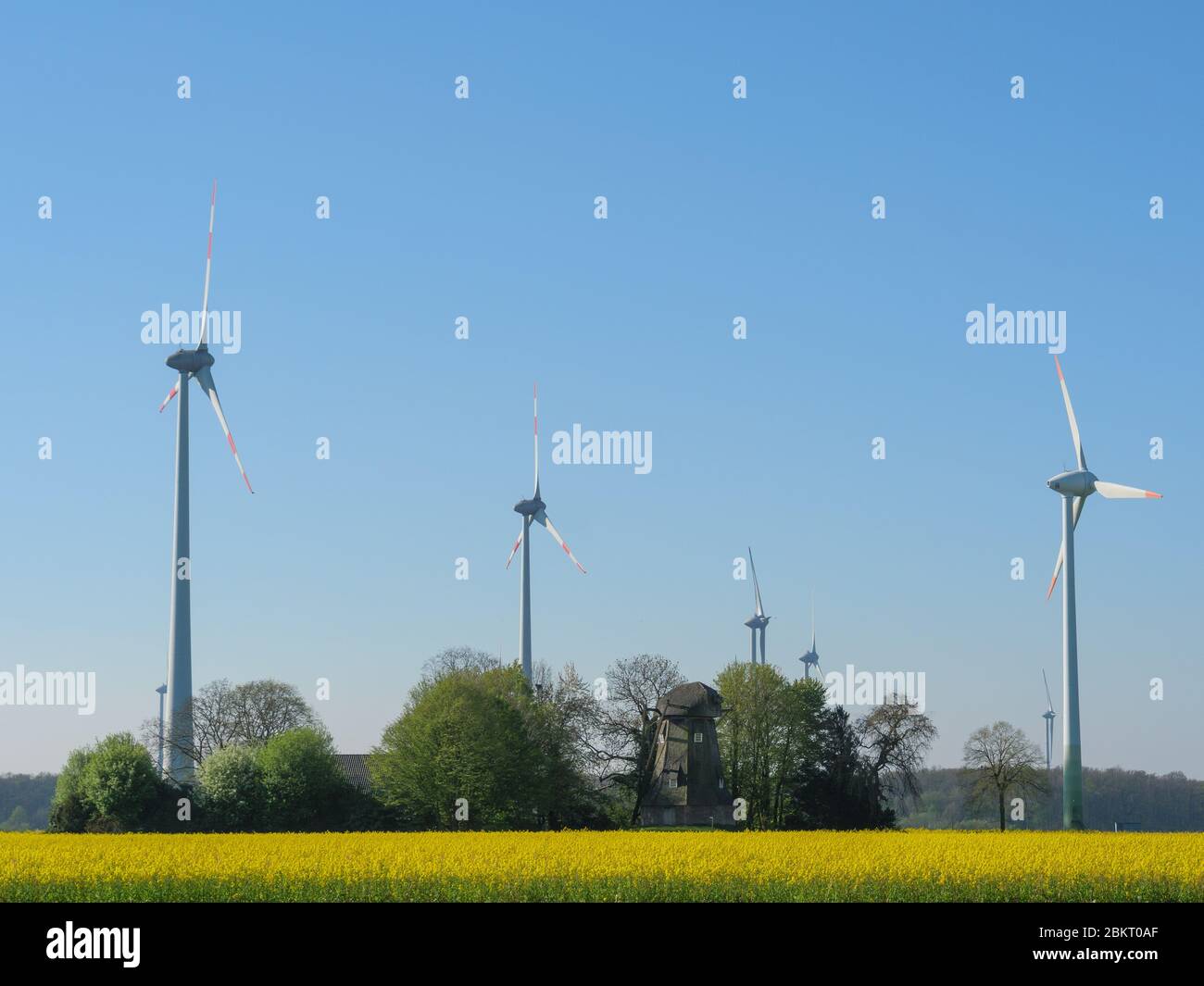 windmills in germany Stock Photo Alamy