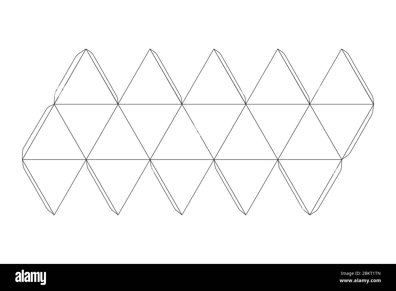 Icosahedron Template Icosahedron Template