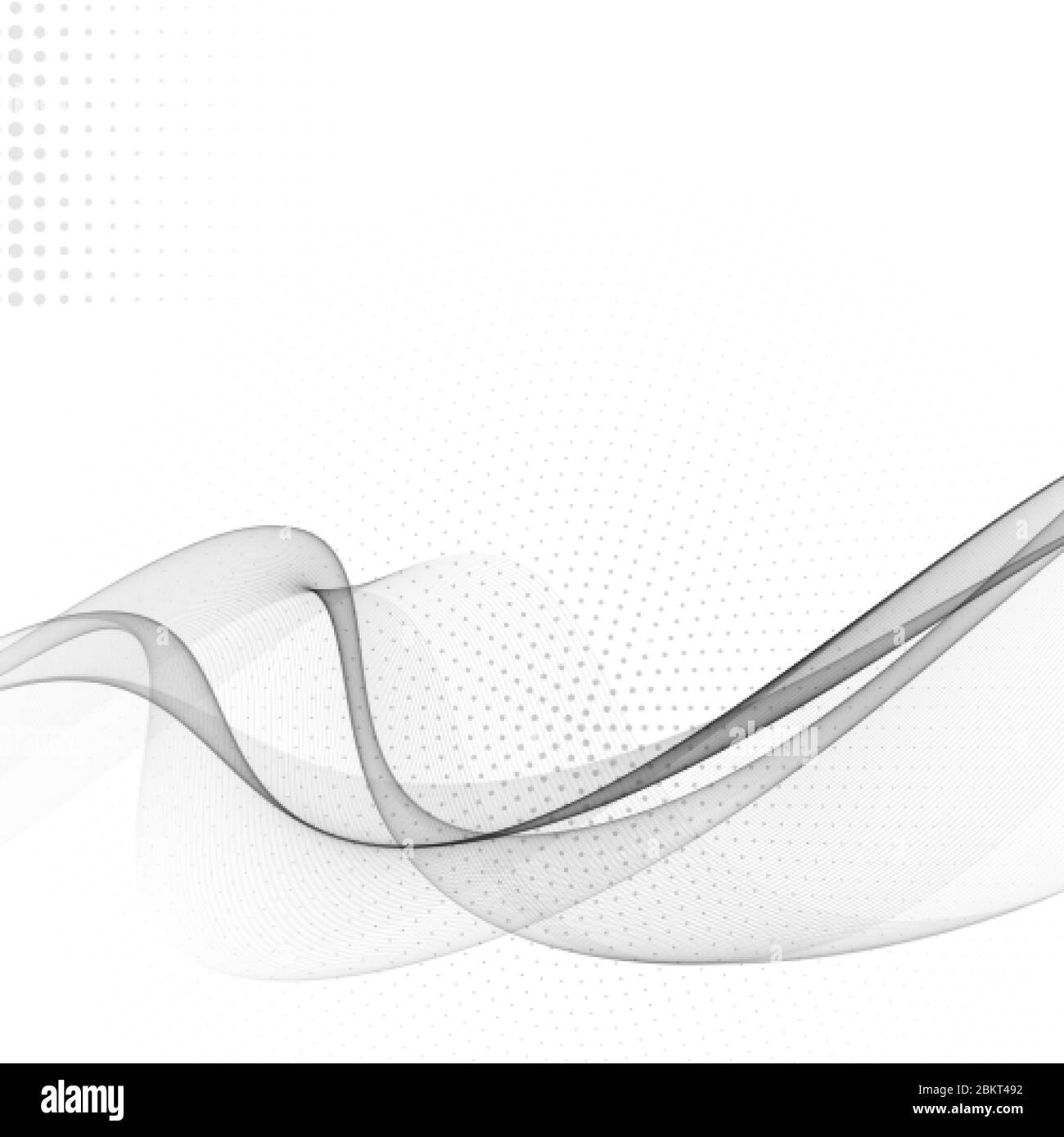 Abstract wave modern halftone background futuristic cool layout. Vector