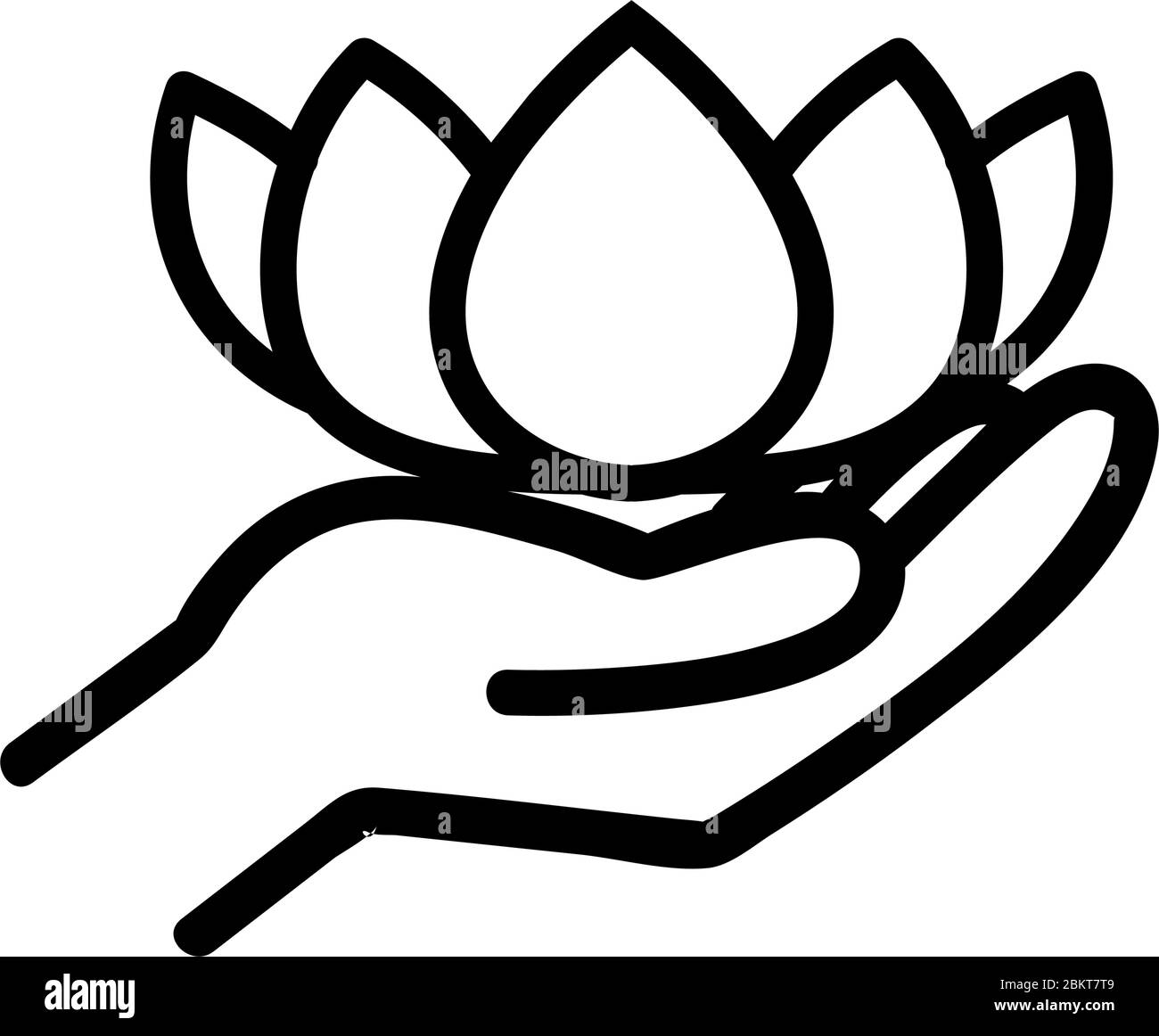 Lotus Outline Clipart