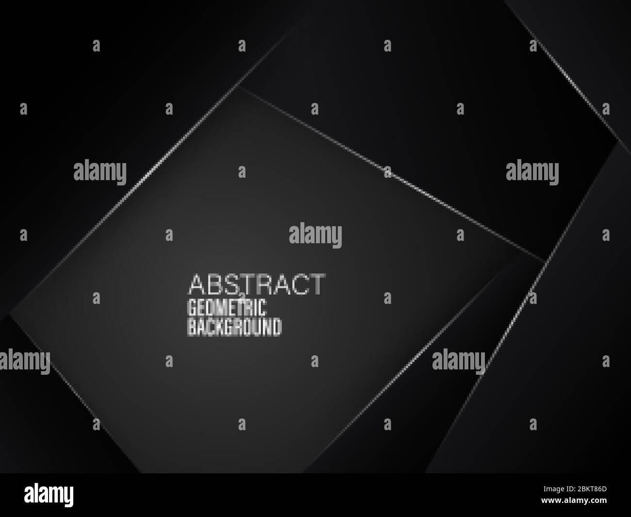 Black abstract geometric modern background. Vector design eps10 Stock ...