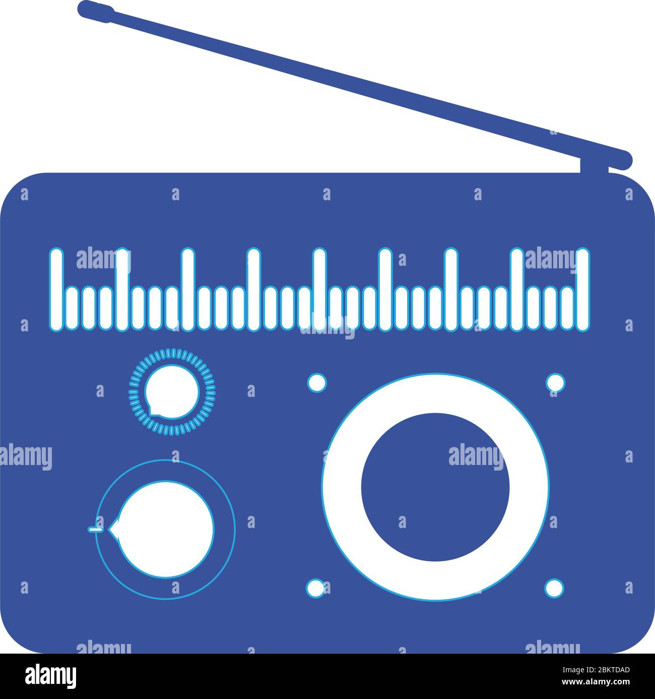 electronic devices for listening and producing music vector