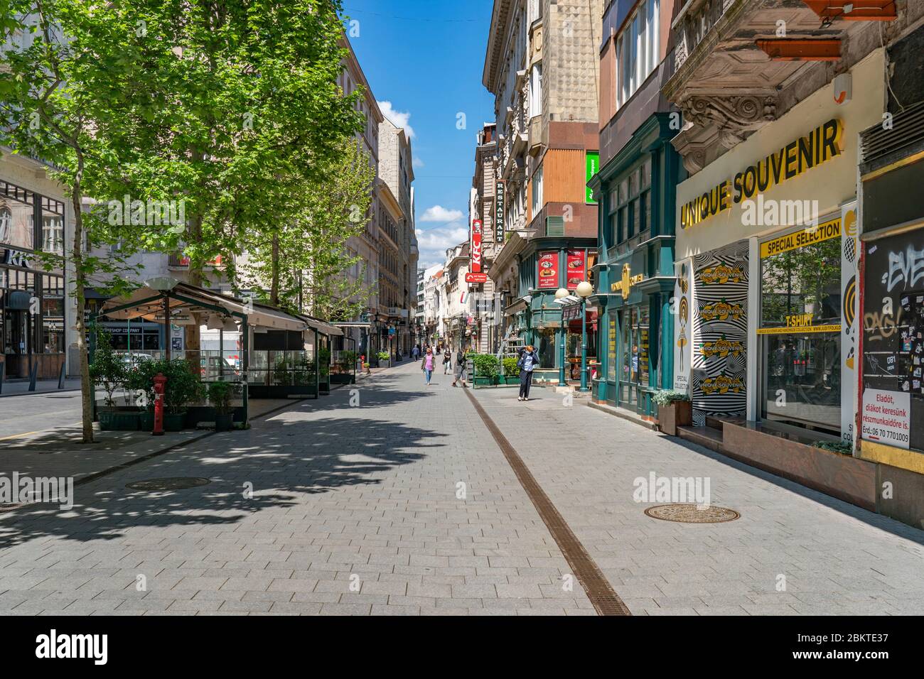 Street view of vaci utca hi-res stock photography and images - Alamy