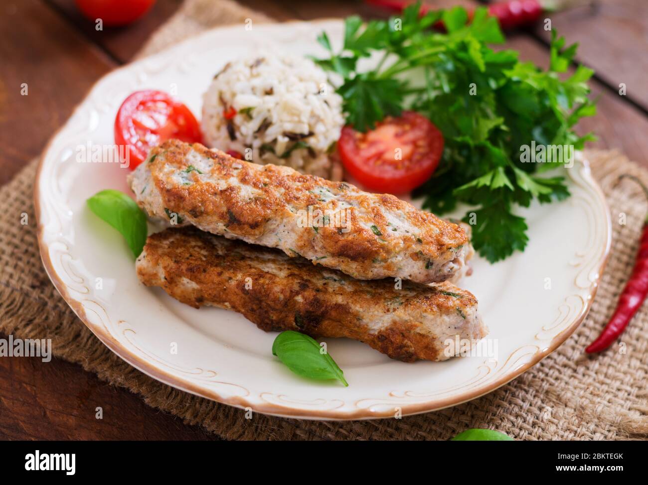 Ground turkey rice hires stock photography and images Alamy