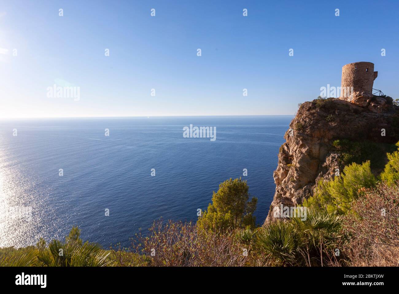 Torre del Verger, Banyalbufar, Illes Balears, Spain Stock Photo