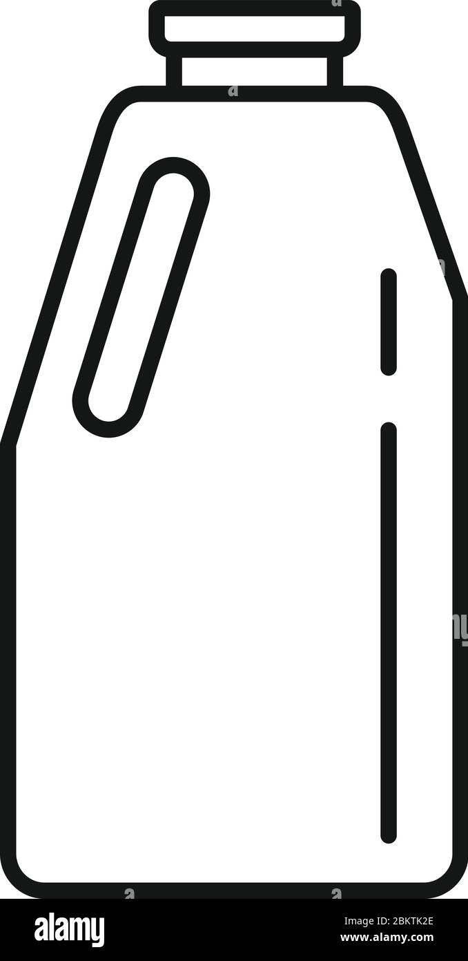 Clean bleach icon. Outline clean bleach vector icon for web design ...
