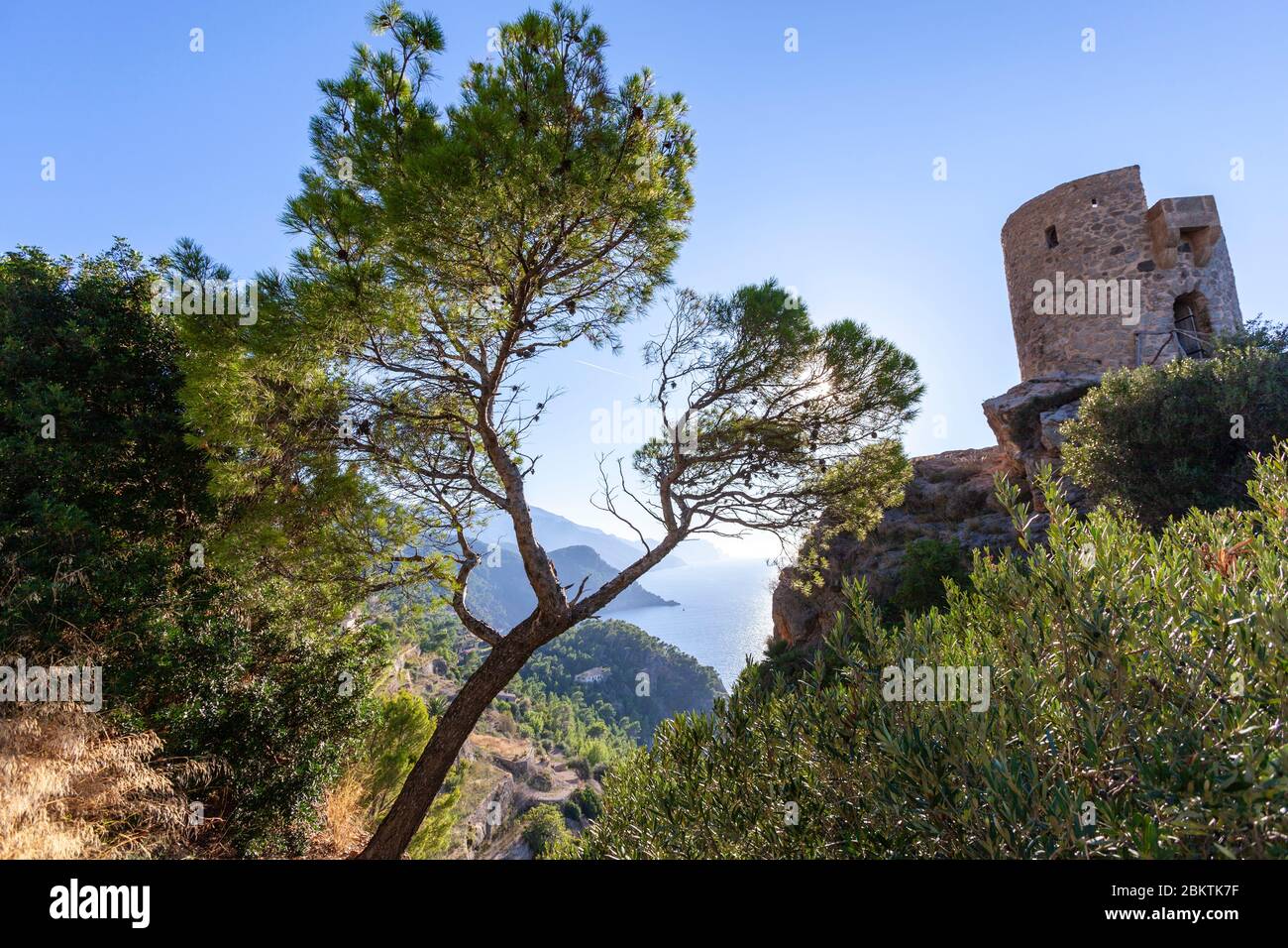 Torre del Verger, Banyalbufar, Illes Balears, Spain Stock Photo