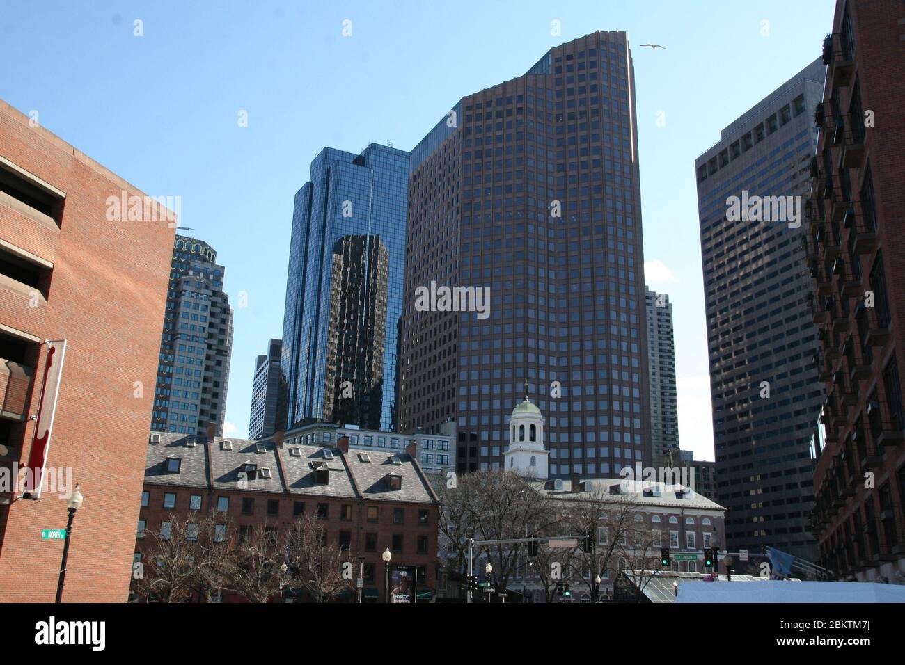 Im Zentrum von Boston in den USA Stock Photo