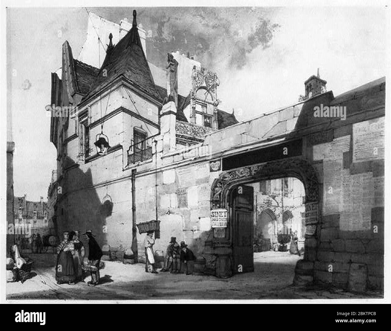 Hôtel de Cluny Paris Stock Photo - Alamy