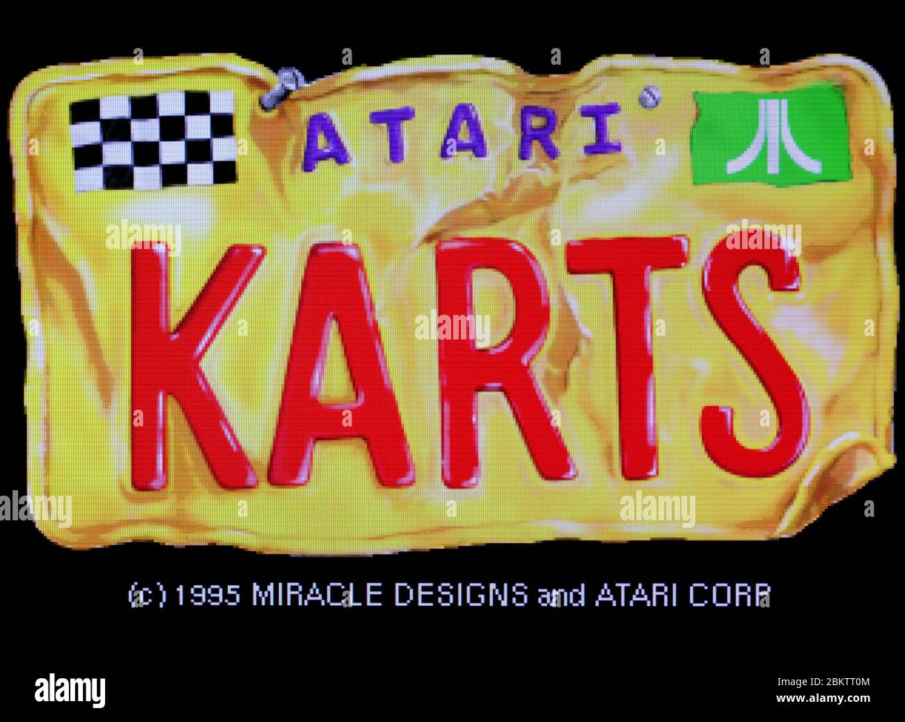 Atari Karts - Atari Jaguar Videogame  - Editorial use only Stock Photo