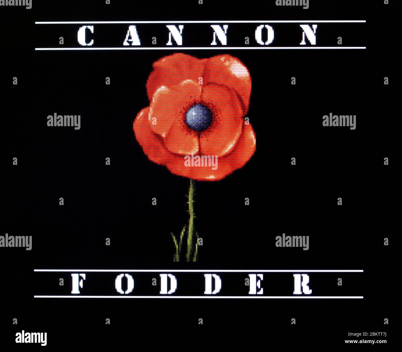 Cannon Fodder - Atari Jaguar Videogame  - Editorial use only Stock Photo