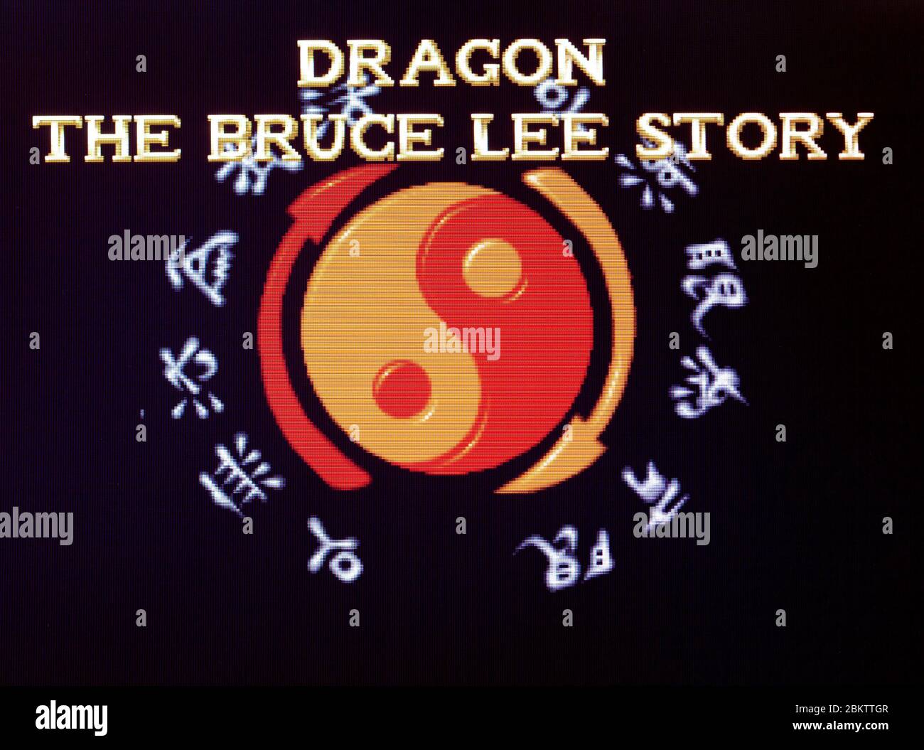 Dragon The Bruce Lee Story - Atari Jaguar Videogame  - Editorial use only Stock Photo