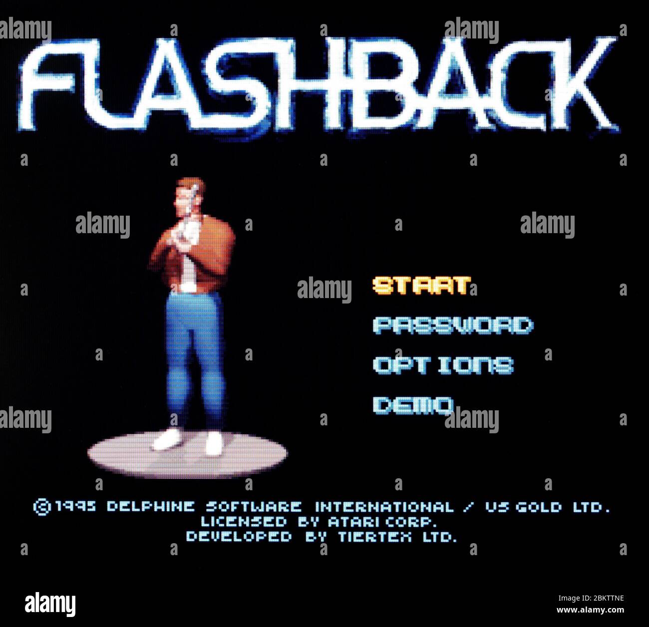 Flashback - Atari Jaguar Videogame  - Editorial use only Stock Photo