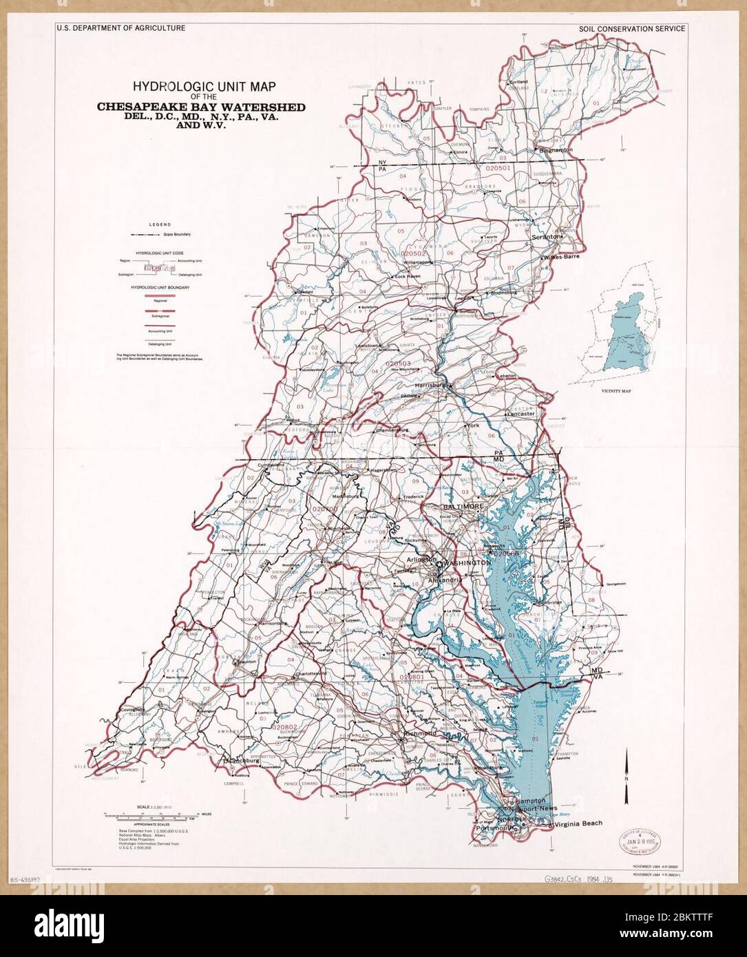 Chesapeake bay watershed map hires stock photography and images Alamy