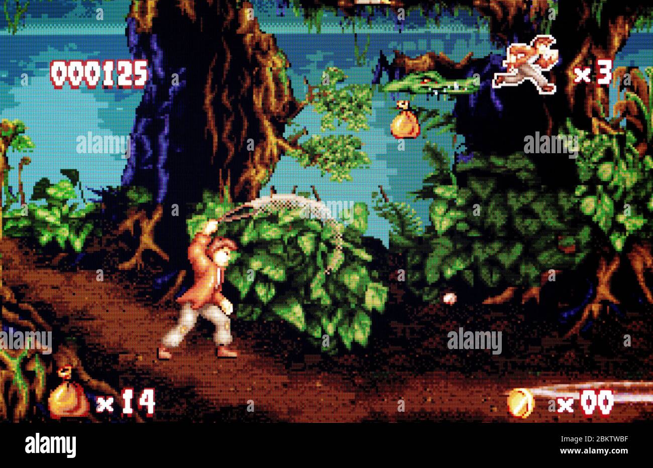 Pitfall The Mayan Adventure - Atari Jaguar Videogame  - Editorial use only Stock Photo