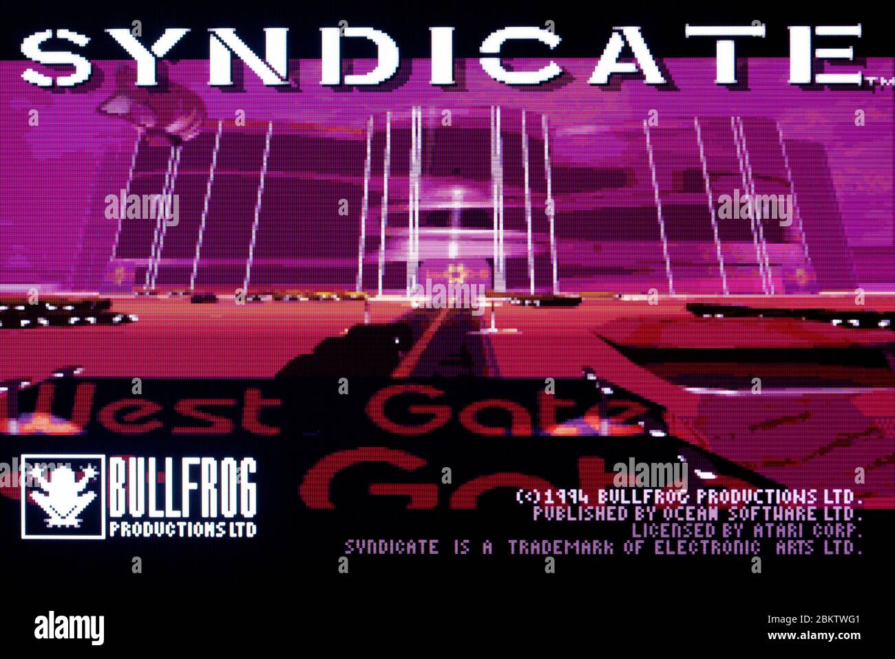 Syndicate - Atari Jaguar Videogame  - Editorial use only Stock Photo