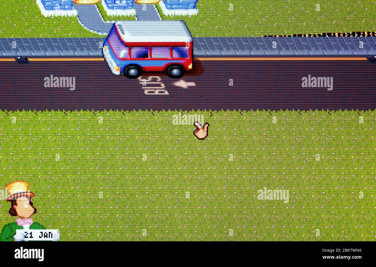 Theme Park - Atari Jaguar Videogame  - Editorial use only Stock Photo