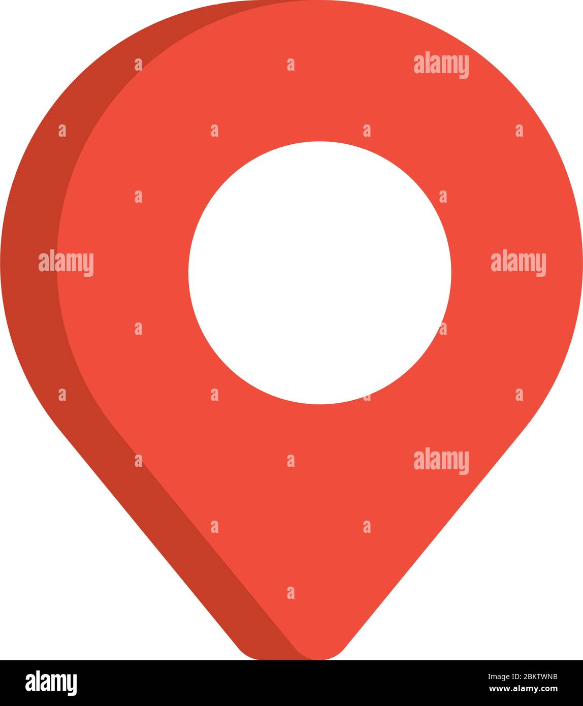 pin pointer location isolated icon Stock Vector Image & Art - Alamy
