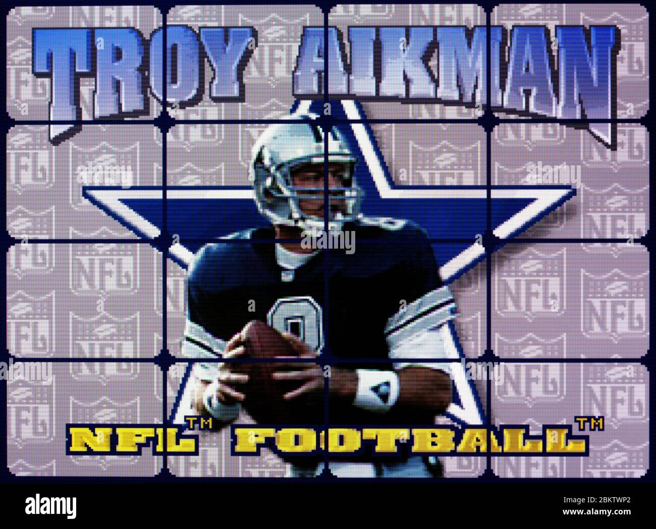 Troy Aikman NFL Football - Atari Jaguar Videogame  - Editorial use only Stock Photo