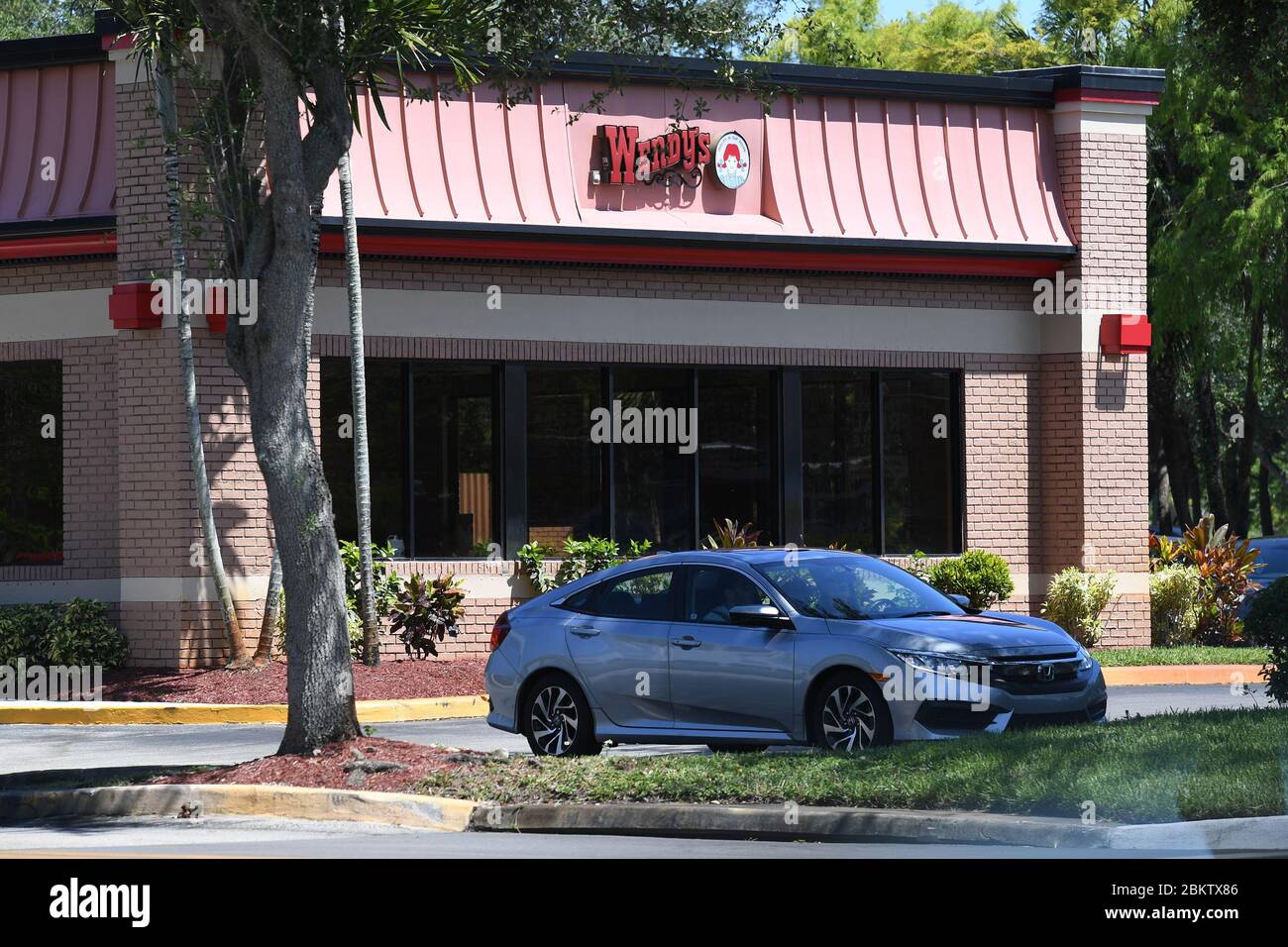 Margate, FL, USA. 05th May, 2020. A general view of Wendy's fast food