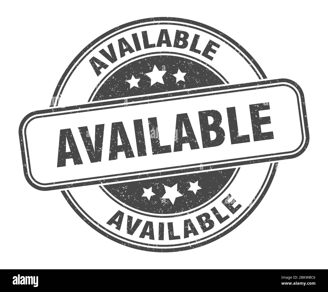 available stamp. available round grunge sign. label Stock Vector Image ...