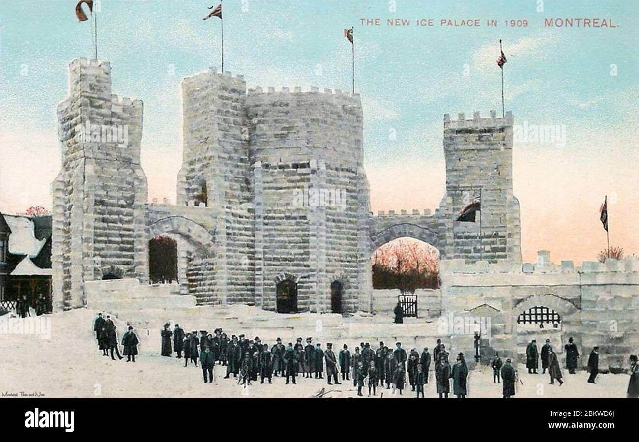 Ice Palace on Fletcher s Field, 1909 Stock Photo Alamy