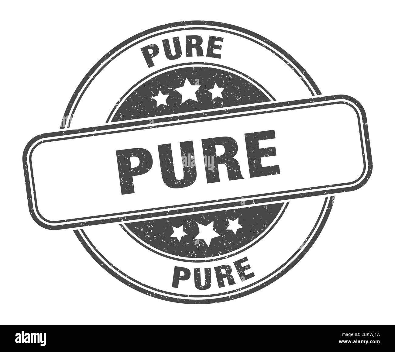 pure stamp. pure round grunge sign. label Stock Vector Image & Art - Alamy
