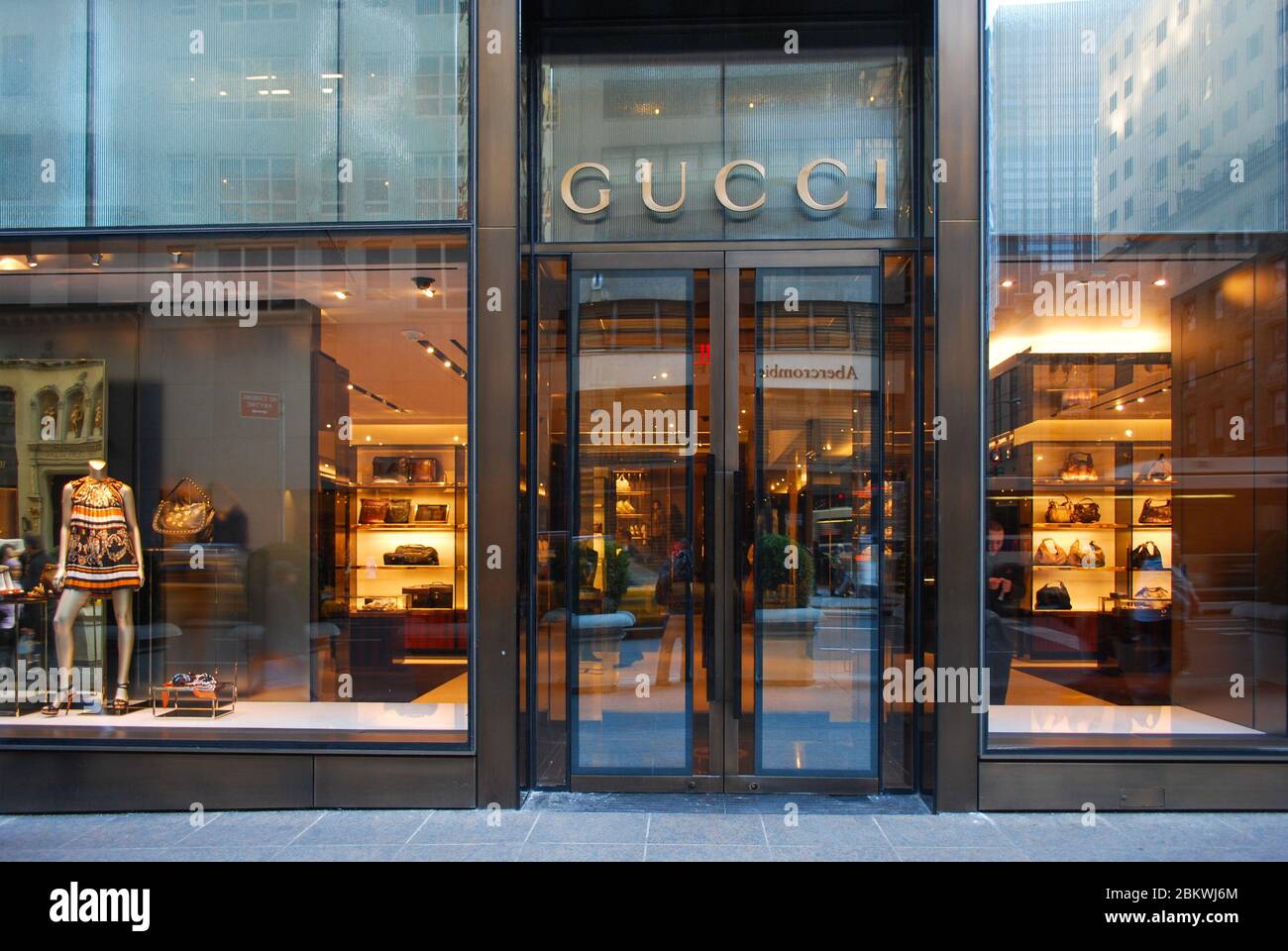 Gucci, Fifth Avenue, New York City, NY, United States Stock Photo - Alamy