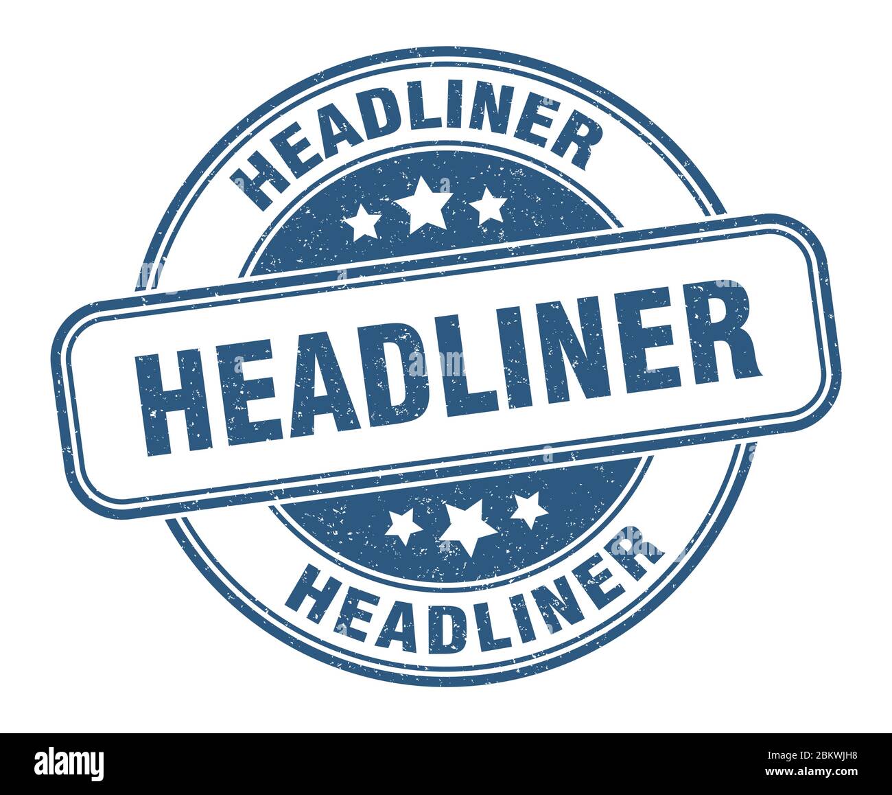 headliner stamp. headliner round grunge sign. label Stock Vector Image