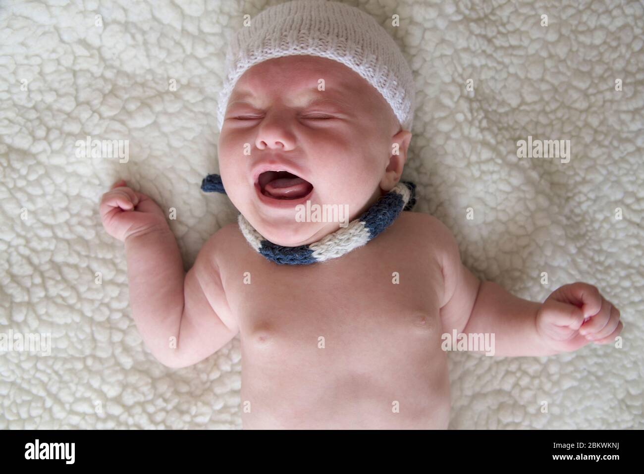 newborn hat and scarf