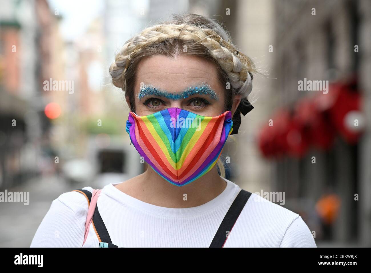 New York City Usa 05th May 2020 Kalin Talbott Sports A Rainbow