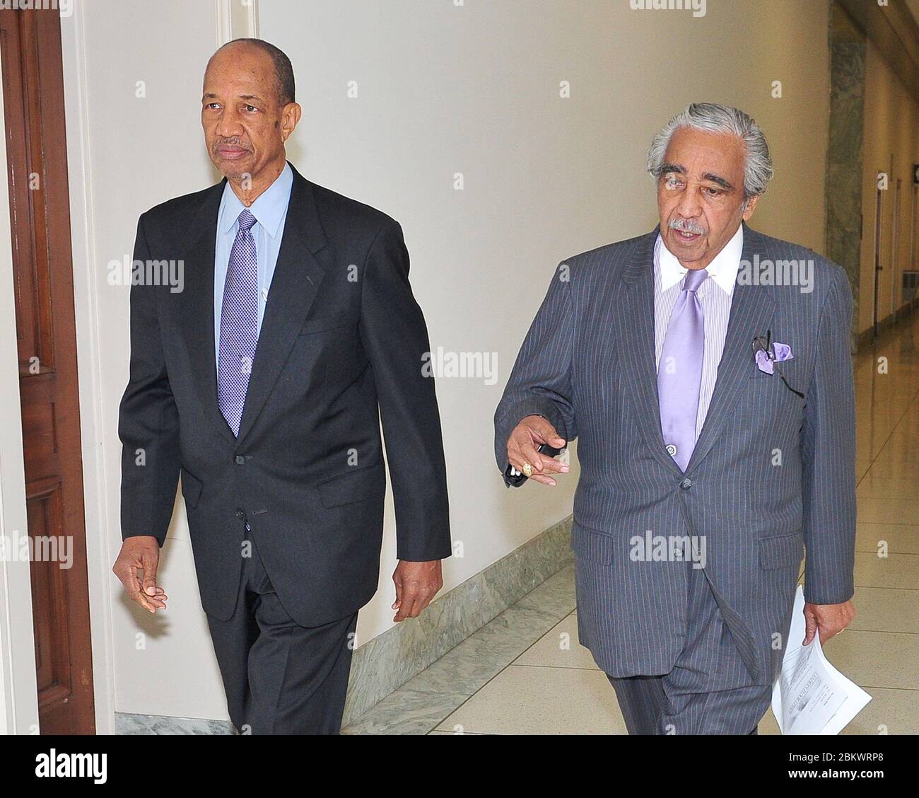 United States Representative Charlie Rangel (Democrat of New York) talks with his Chief of Staff, George Henry, as he departs from his Capitol Hill office on Tuesday, November 30, 2010.Credit: Ron Sachs / CNP  (RESTRICTION: NO New York or New Jersey Newspapers or newspapers within a 75 mile radius of New York City) / MediaPunch Stock Photo