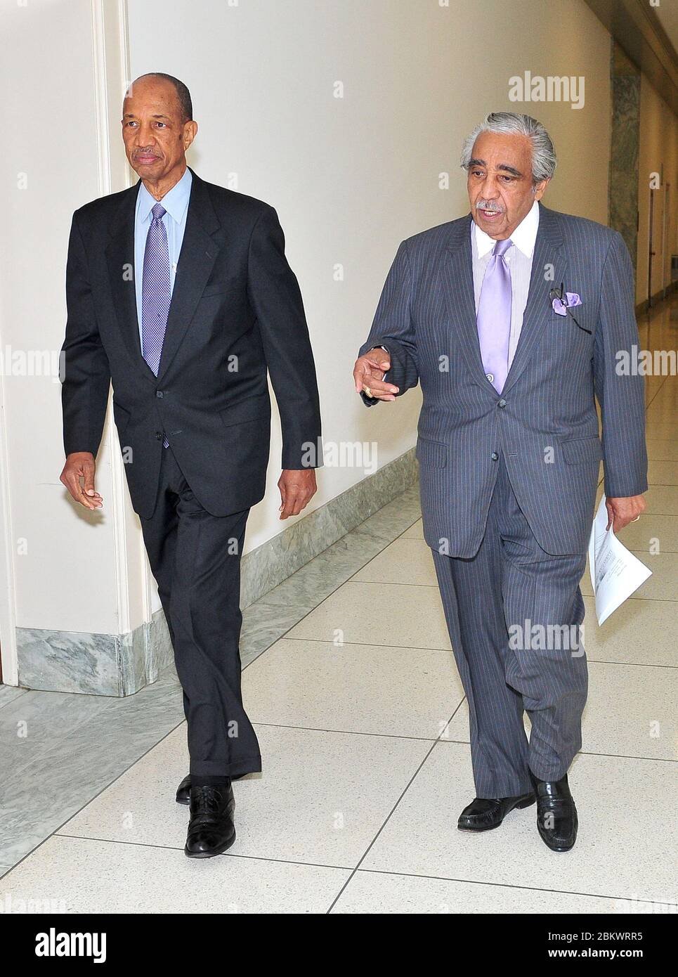 United States Representative Charlie Rangel (Democrat of New York) talks with his Chief of Staff, George Henry, as he departs from his Capitol Hill office on Tuesday, November 30, 2010.Credit: Ron Sachs / CNP  (RESTRICTION: NO New York or New Jersey Newspapers or newspapers within a 75 mile radius of New York City) / MediaPunch Stock Photo